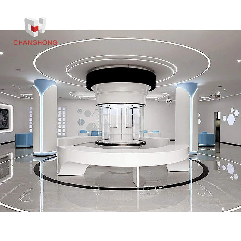 Design Professional Makeup Display Stands Beauty Salon Products Display Cabinets and Furniture for Cosmetic Shop