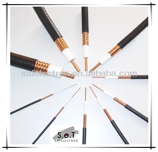 Wholesale Stranded Copper Cable 1/2'  1-1/4'  RF Feeder Cable 50 Ohm Coaxial Cable High Speed