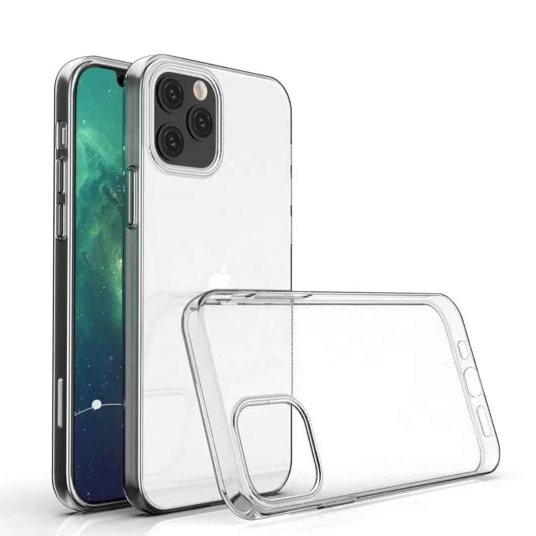  Soft TPU Back Cover For iPhone 12 Case Clear Transparent Phone 13 11 mobile phone Pro Max