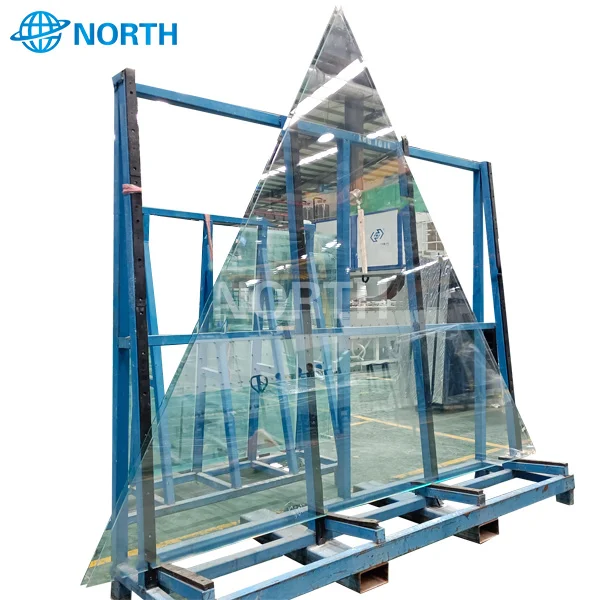 6mm dark blue reflective curtain wall glass For Construction & Real Estate