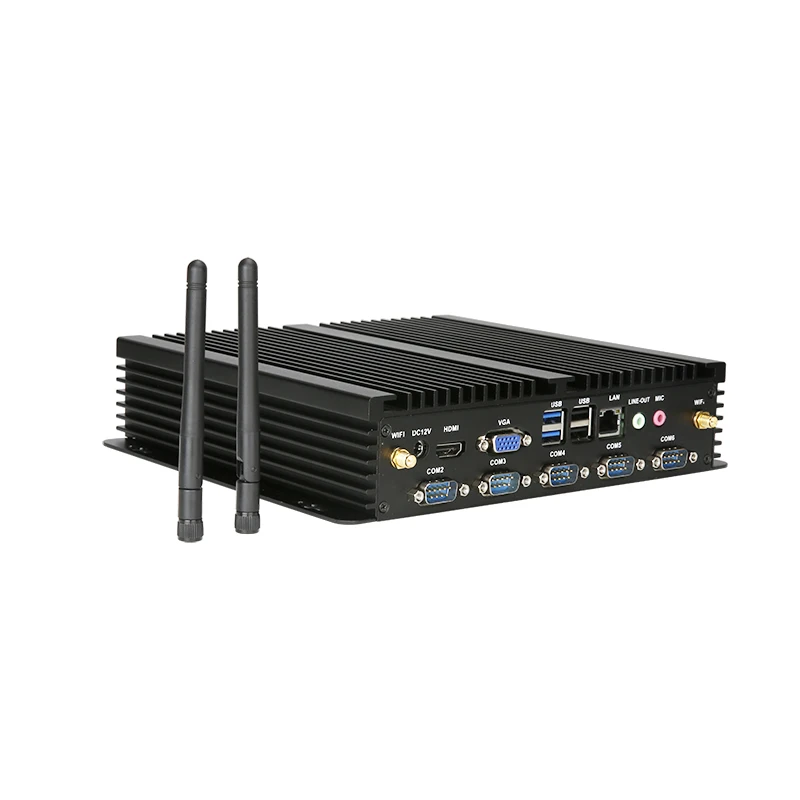 Mini PC i5 J1900 Wind-ows 10 Industrial Fanless Computer Embedded