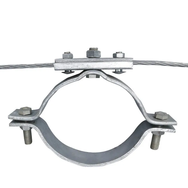 Hot dip galvanized Embrace hoop Electric Power Fittings Cable