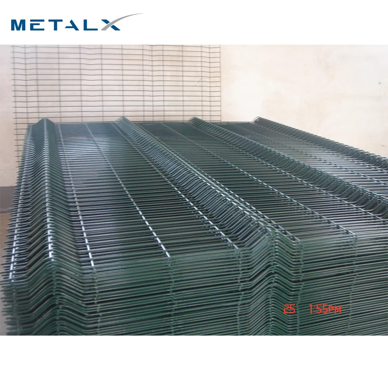 Hot Selling square Post 3d Triangle Bending Welded Wire Mesh Fence Panel for Sale