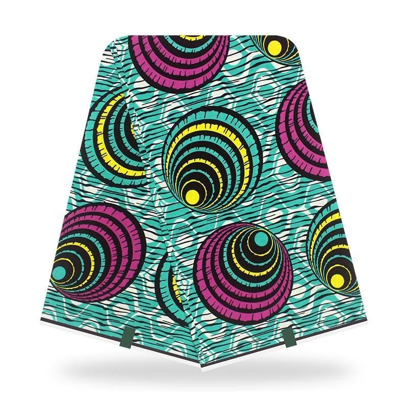 Голландская африканская ткань с принтом Анкары, супер голландская восковая ткань высокого качества, 6 ярдов, цельная ткань