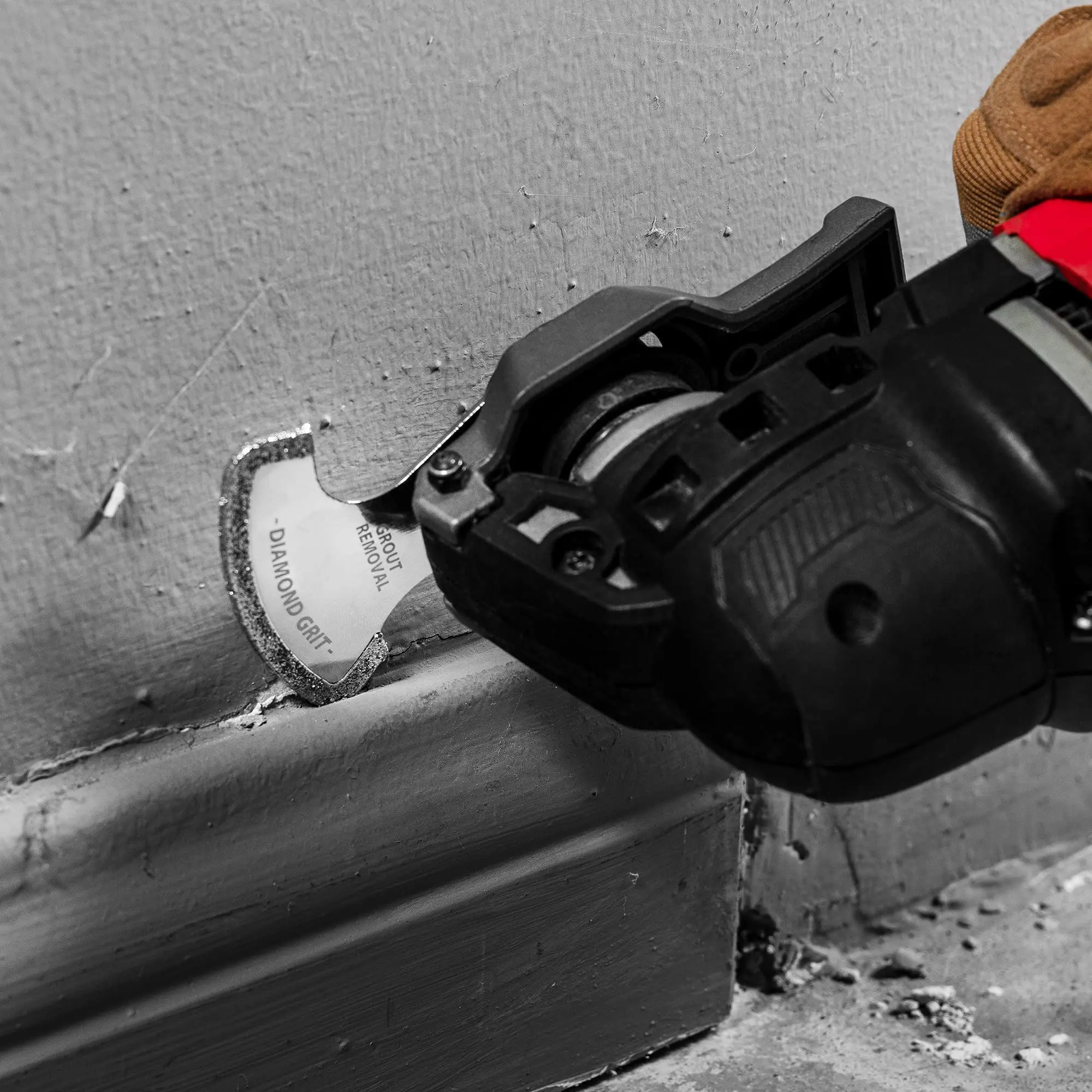 EZARC Diamond Oscillating Tool Blade Set, Multi Tool Mortar Cutting Saw Blades Precise for Grout Removal, 4-Pack