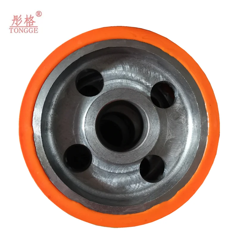 Mining  Equipment Spare Parts Rubber Driving Wheel Polyurethane Roller Urethane Roller PU Roller For