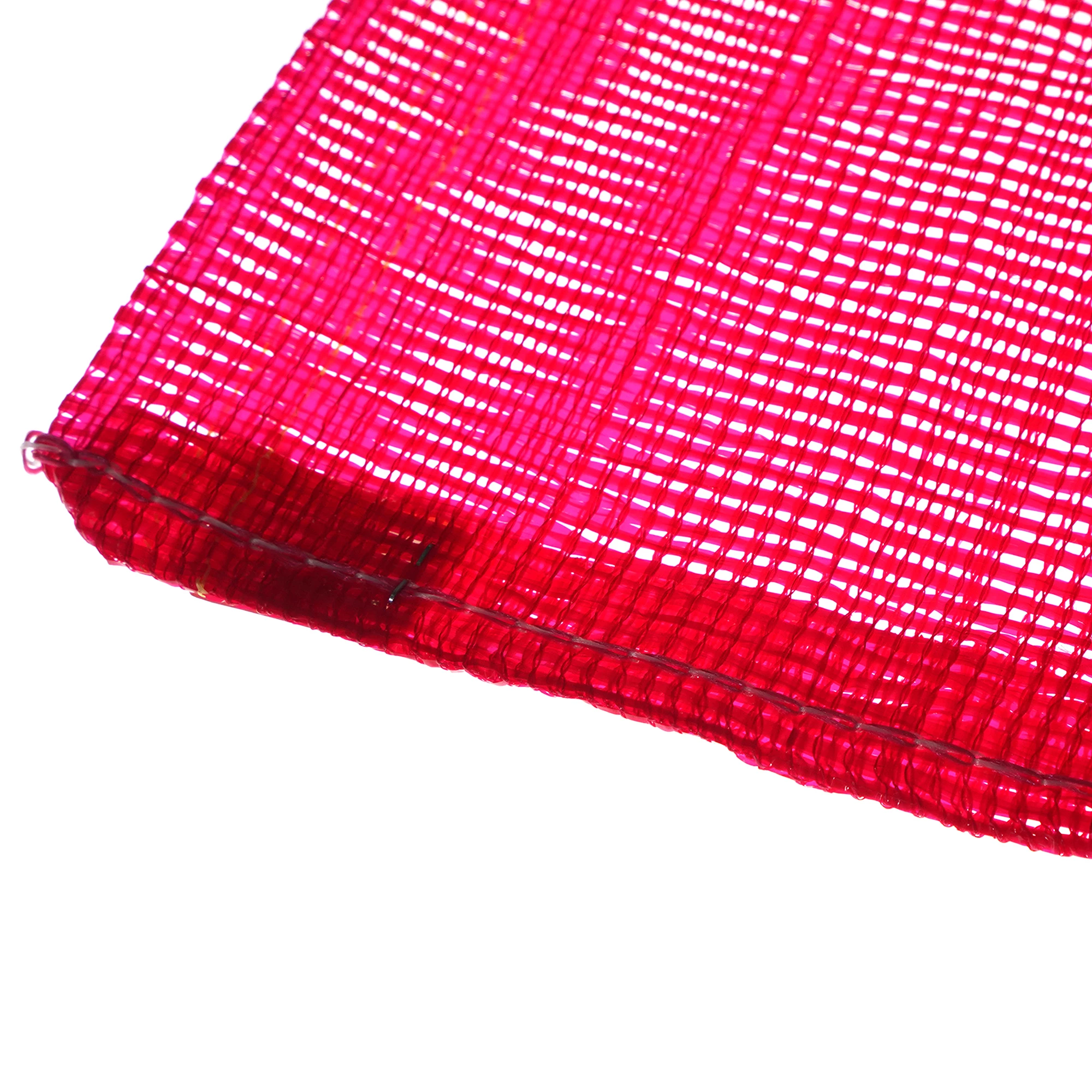 Pink Mesh Bag For Fruits/Garlic/Potato/Onion,20kg 25kg 30kg