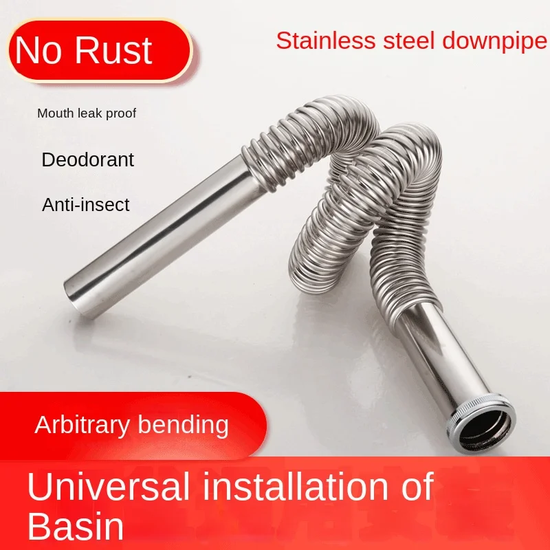 Wholesale Anti-odor Drain Pipe For Kitchen Sink And Bathroom Washbasin Wave Tube