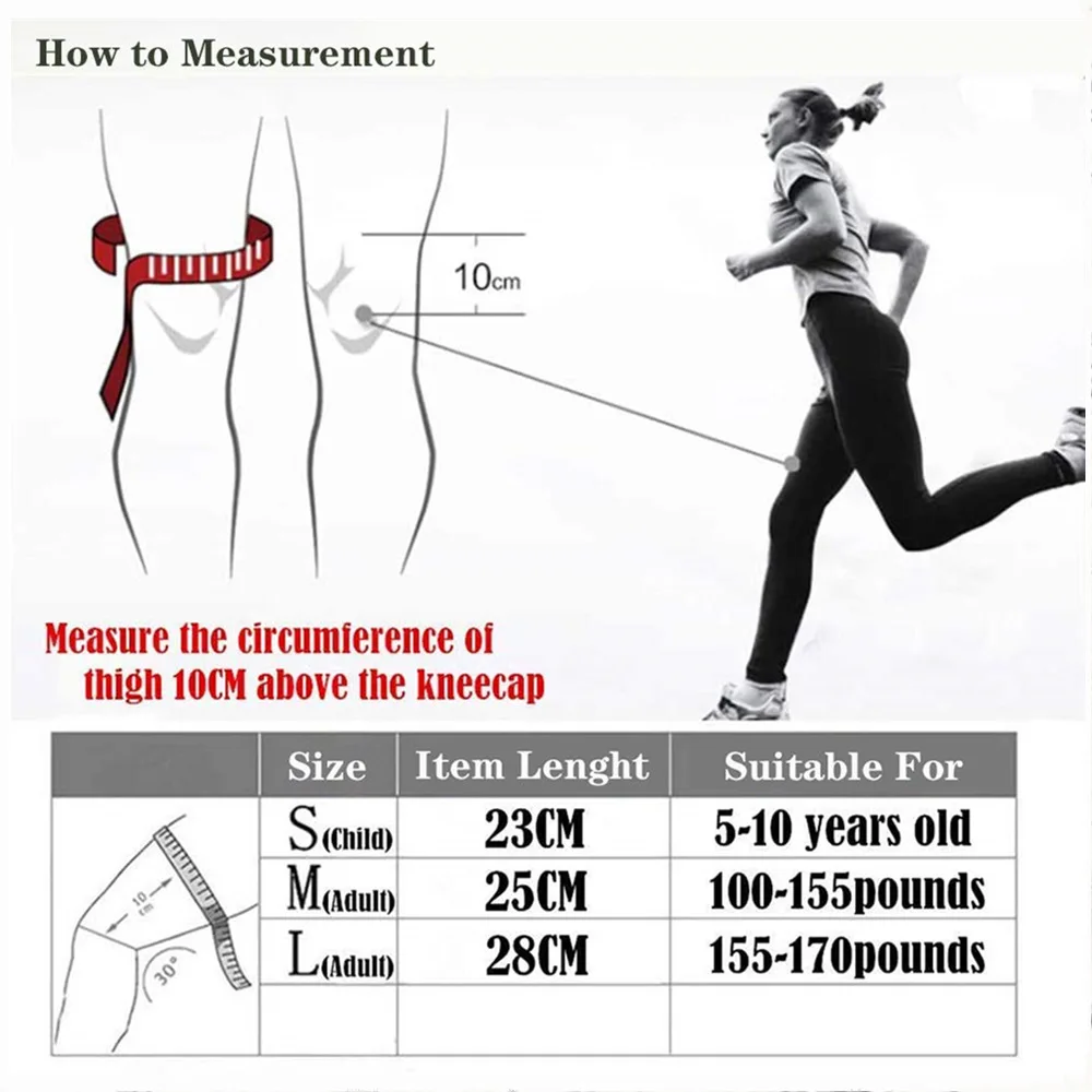 Sport Knee Pads Polyester Knee Sleeves Thickening Sponge Protection Support Kneepad for Running Fitness Breathable Knee Brace