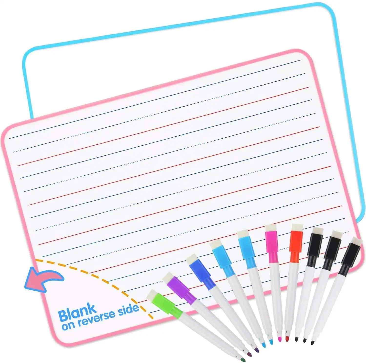 Custom Double Side Dry Erase Lapboard Waterproof Magnetic Mini Dry Erase Children Writing Board