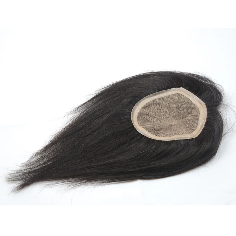 
nature hairline extra light density women toupee mono base toupee 