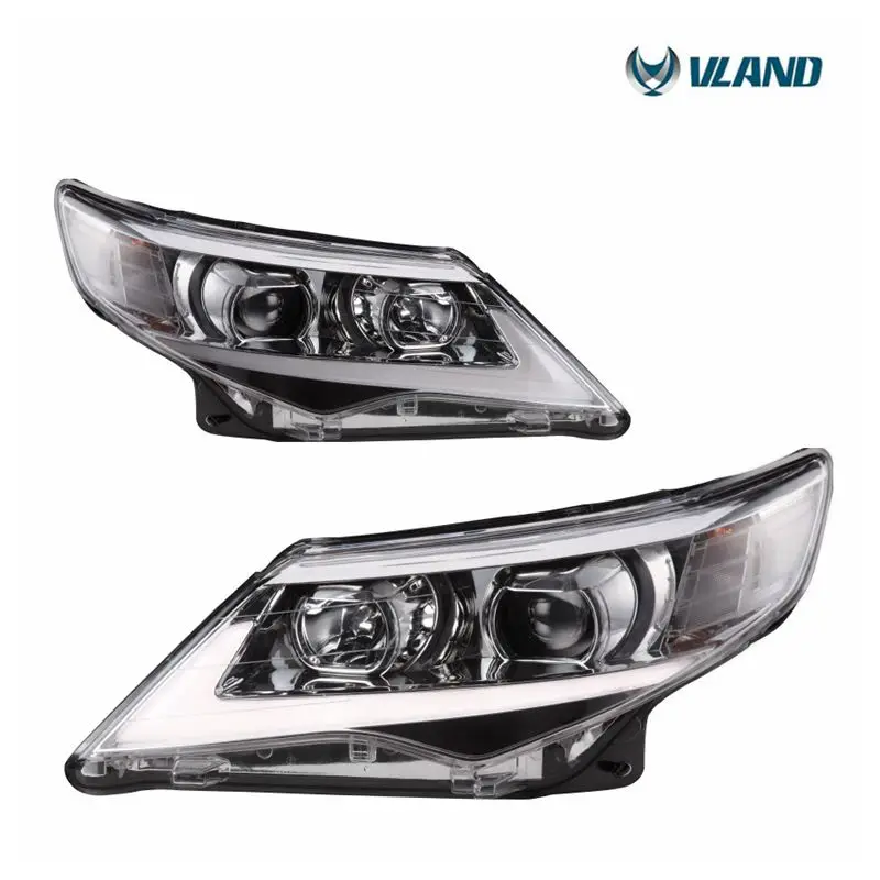 China VLAND factory for car head lamp for Camry 2012 2013 2014 (Middle east type) headlight with DRL High&Low beam Turn signal