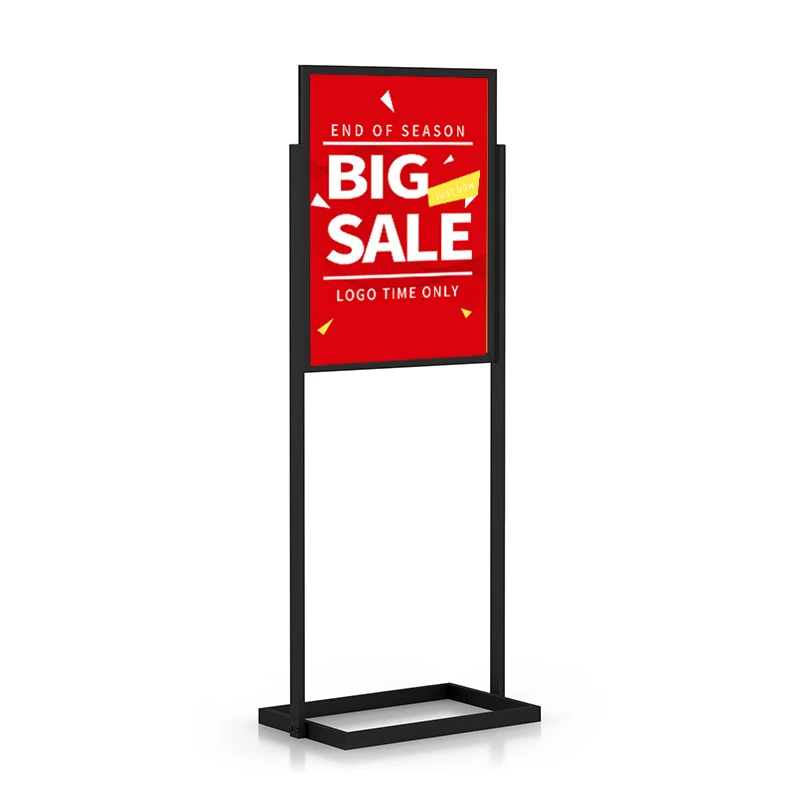 Floor Standing 1 Tier Information Board and Poster Sign Stand for 18 x 24 Posters