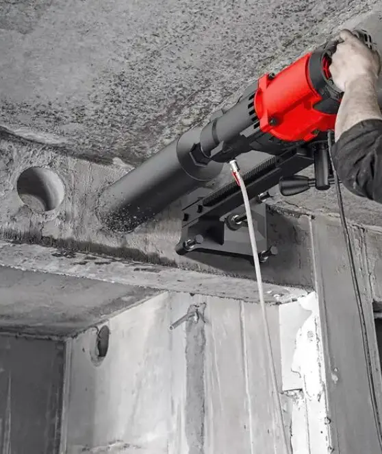 Single Speed 600r/min Heavy Duty Concrete Core Drilling Machine 2300W Semi Automatic Bench Drill Machine
