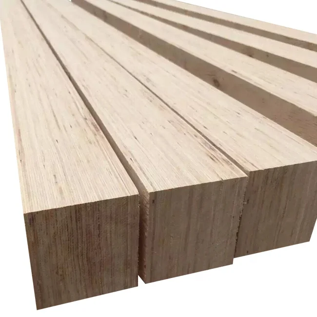 LVL structural timber 2x4x8 construction pine wood lumber plywood 90x45mm paulownia pressure treated LVL lumber