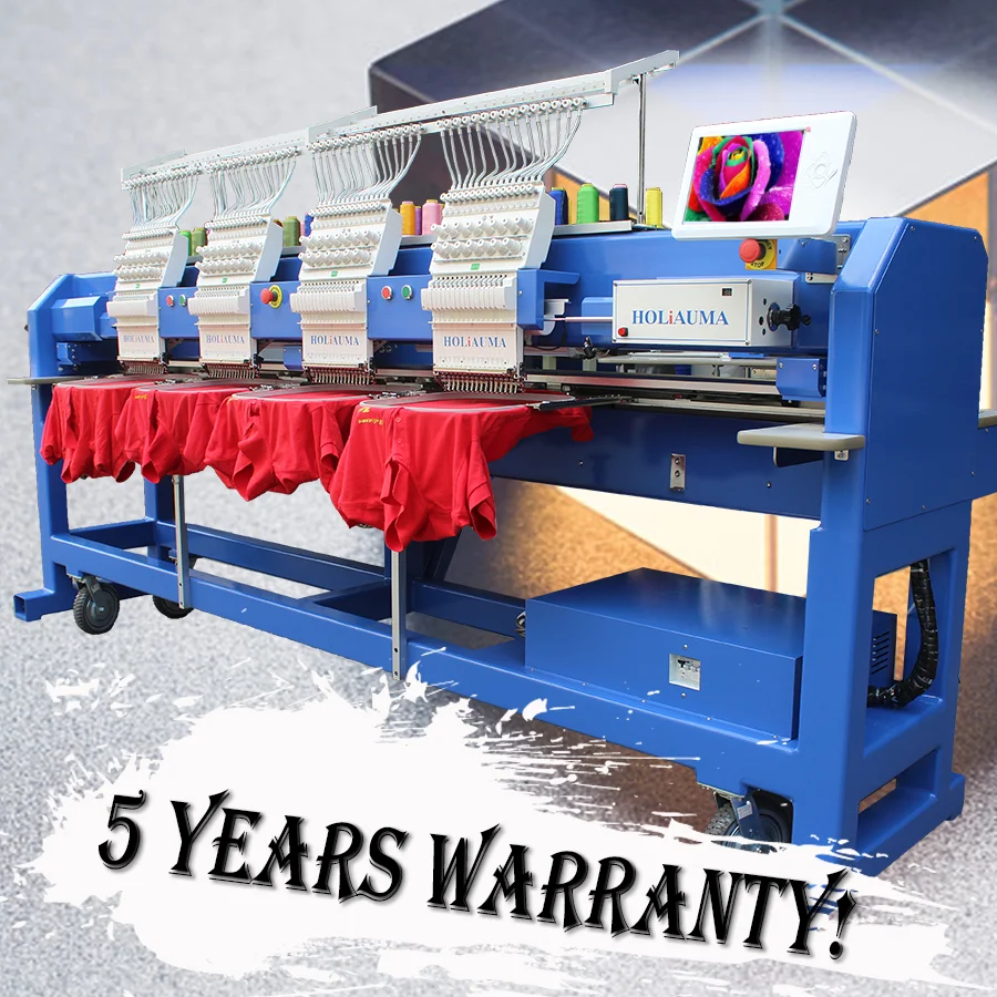 Dahao Top Factory Economic electronic for 4 Head 15 Needle Intelligent High Speed Computer Embroidery Sewing Hoops Machine