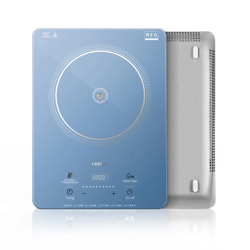 Touch control Slim Advanced Manufacturers direct sales high efficiency  power 2200w  electric induction cooker