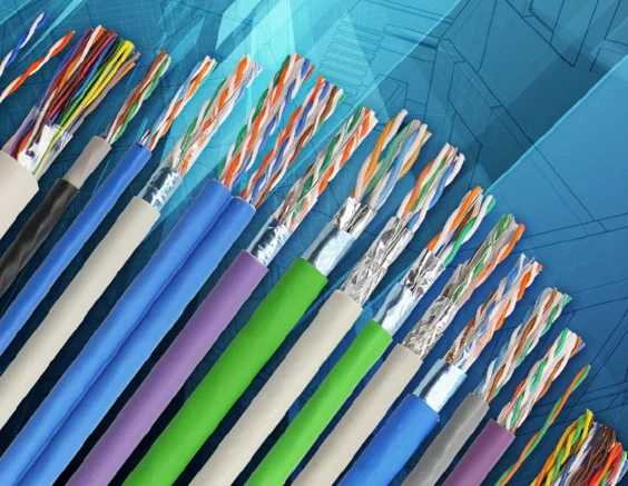 OEM/ODM Factory FTP Cat6 Ethernet Wire Indoor 24AWG CCA/BC Conductor Cat6 Lan Cable