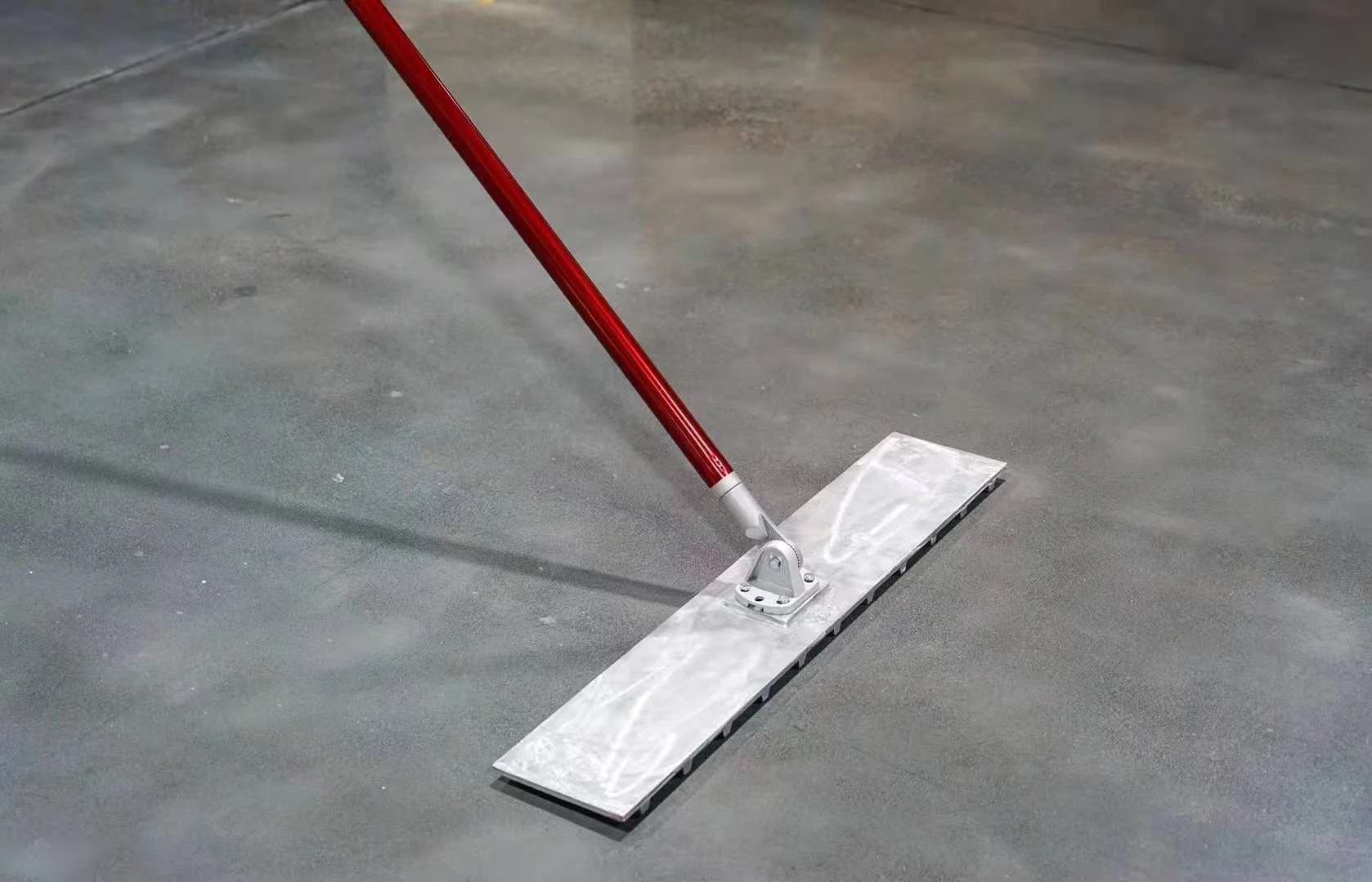 Cast aluminum Rumble Strip Bull Float with Threaded Adaptor