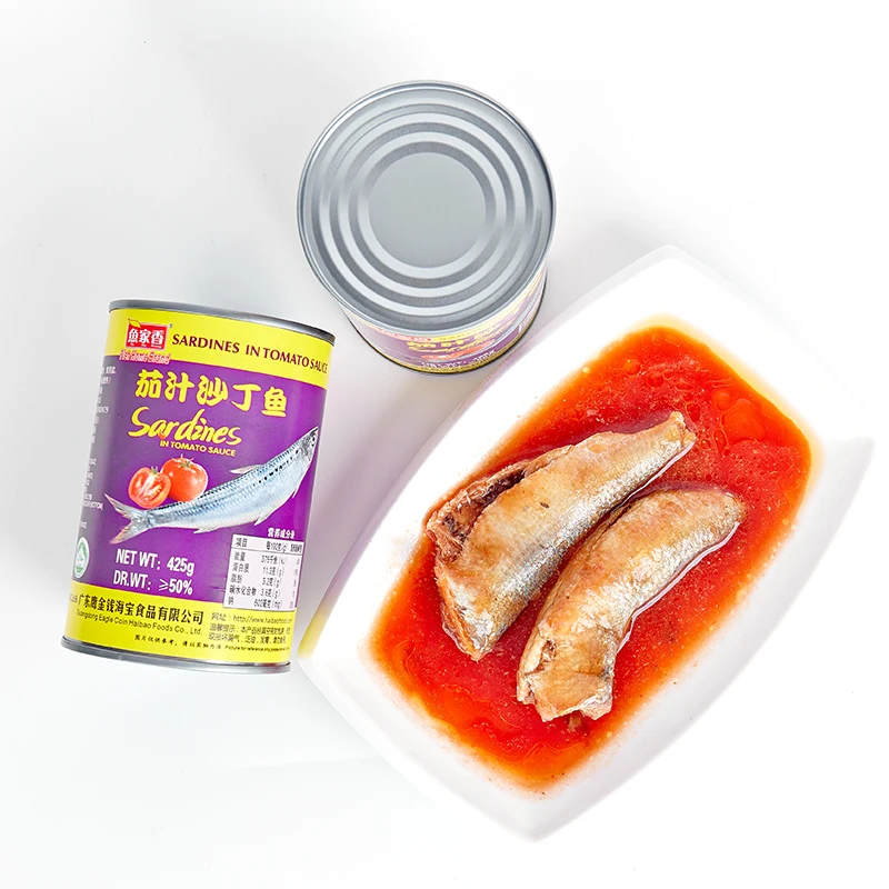 
425g Canned Sardine Fish in Tomato Sauce/ in Brine/ in Oil 