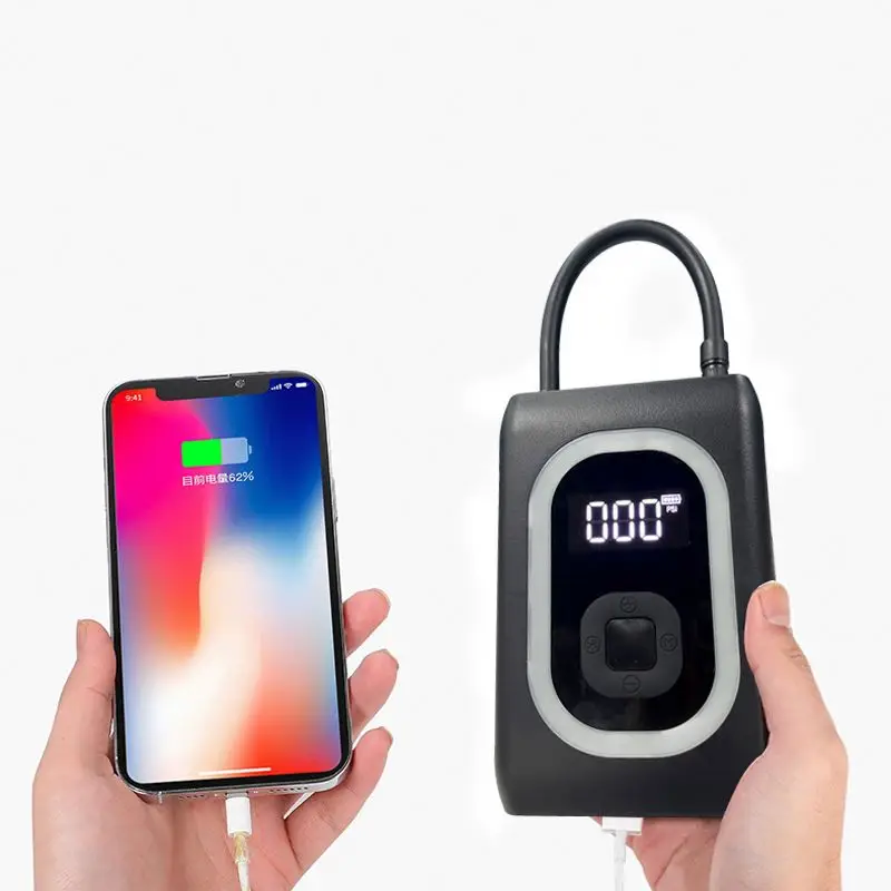 Car Jump 12000Mah Portable Jumper Starter with Air Compressor 1000A Emergency Battery Booster Charger