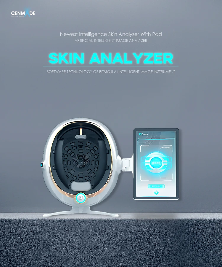 Popular Mirror Skin Scanner Tester Analyzer AI Technology Face Detector Facial Scanner