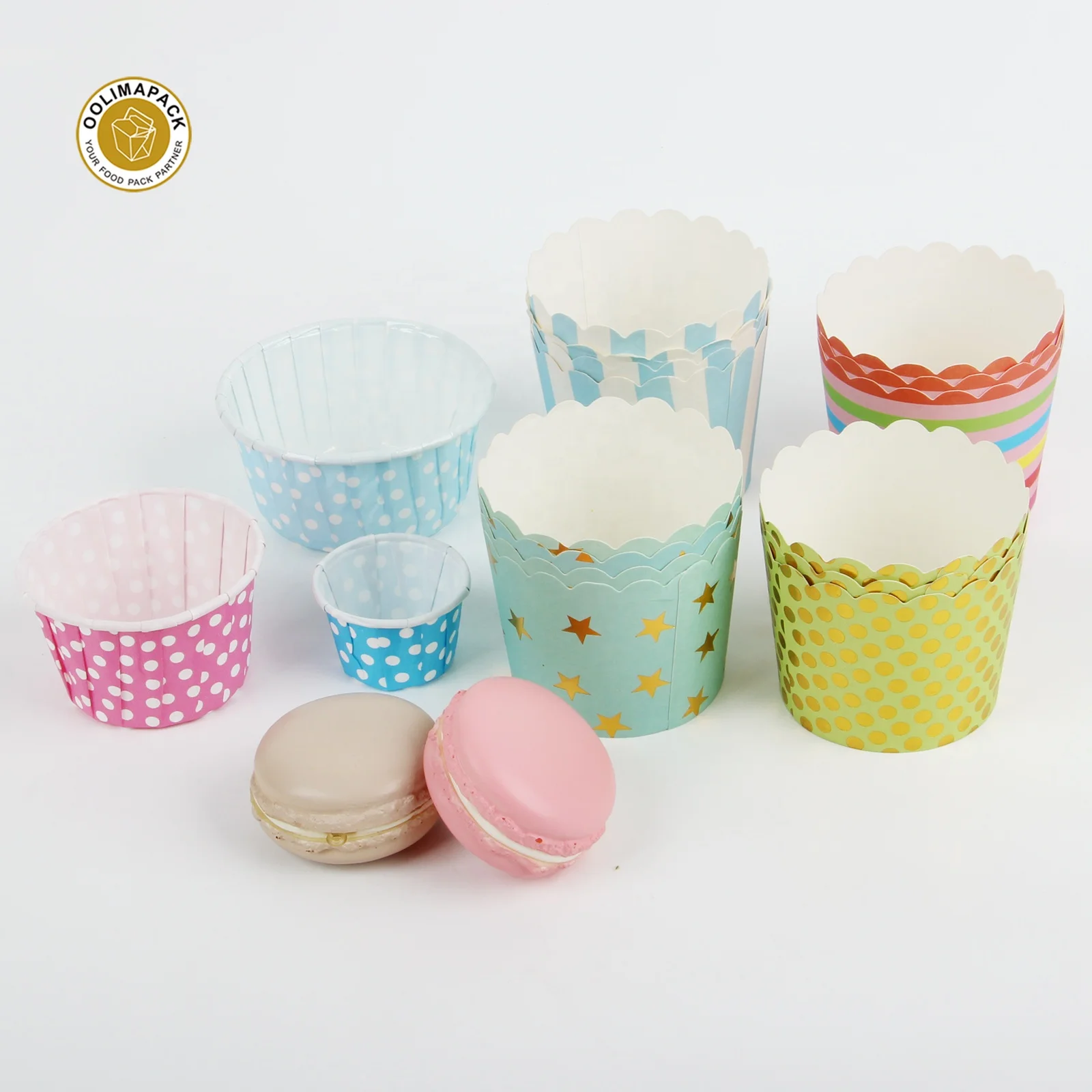 Compostable white kraft paper souffle 2oz portion cup for serving sauces, taste,samples, jello shots and dressings