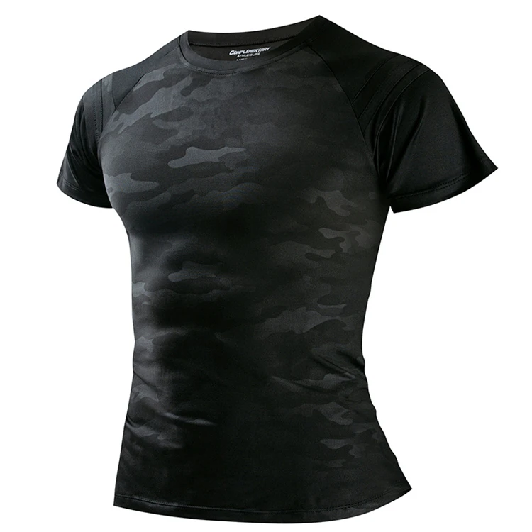 Gulidd 2021 new fashion men fashion shirt Custom Plain Hot Sale t shirt men Compression Sports Camo men dress shirt