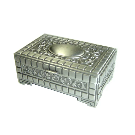 Fashion pewter trinket gift box