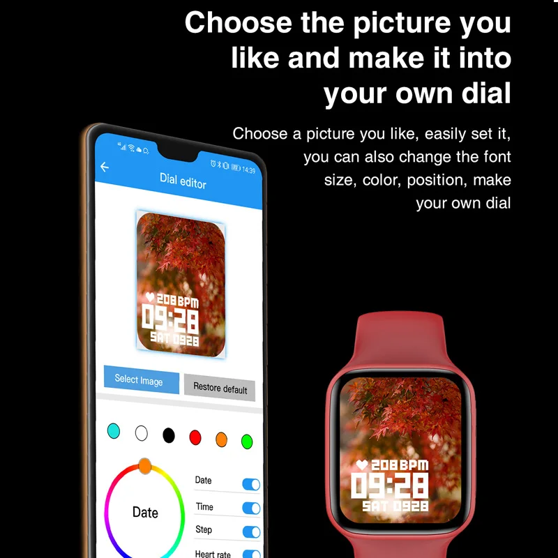  2021 HW22 Smartwatch 1 75 дюймов HD экран вызова Фитнес Бесплатная reloj inteligente Серия 6 hw22 умные часы для apple