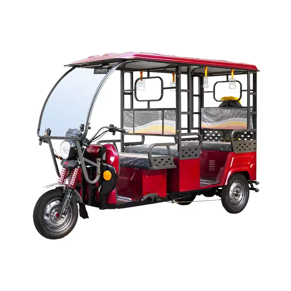 New Style Adult Passenger Electric Tricycle 900W Power Long Distance 100KM Motorized  Fat Tire Cargo Tricycle Electric Tuk Tuk