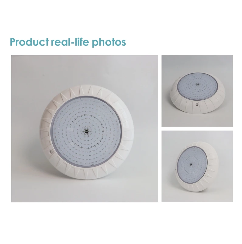 HOTOOK 12V RGB Submersible LED Pool Lights IP68 PC Seawater Resin Filled Underwater LED Light Swimming Pool Optimized Sea Water