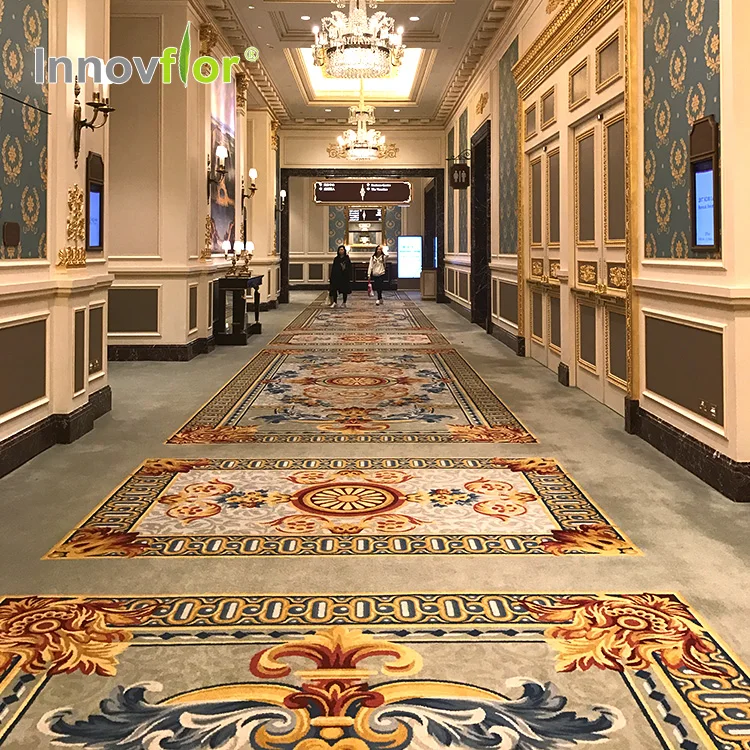 Luxury Hotel Home Commercial Arabic Washable Carpet International Ceremonial Royal Sejadah Cinema Flooring Decorative Carpet