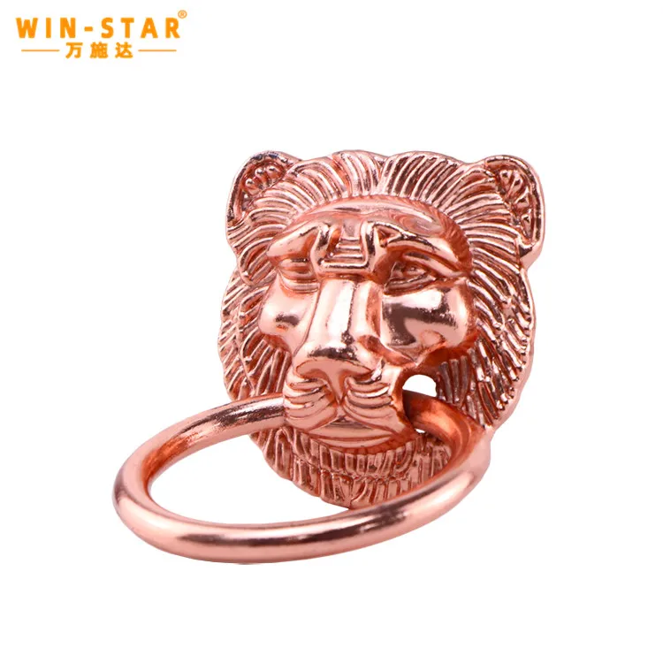 WINSTAR Alloy Metal Lion Head Sofa Decorative Sticks Strips Buckles Buttons furniture handle knobs