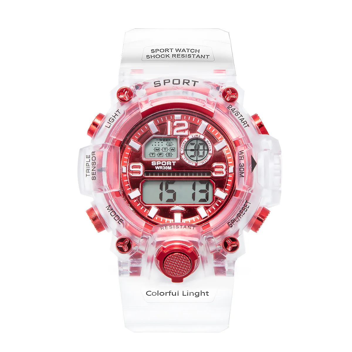 High Fashion Sport Watch Electronic Multifunction Student Watches