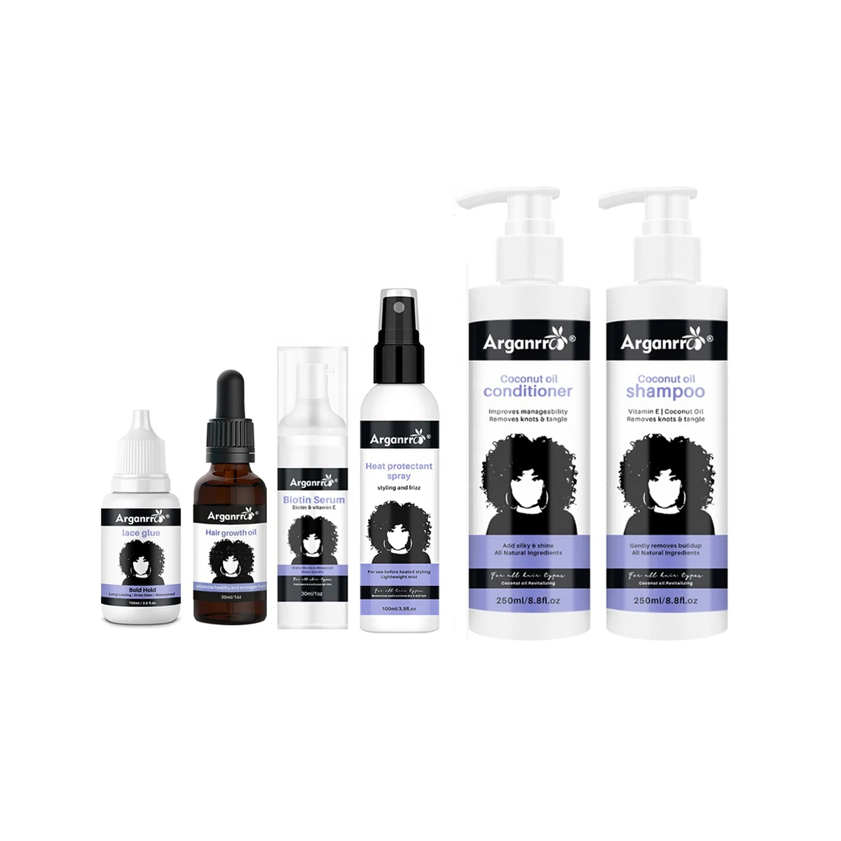 GMP MSDS ISO Certificate Replenishes Moisture Improves Manageability Hair Care Sets