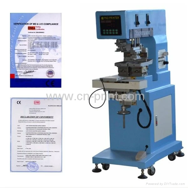 Automatic Open Ink Two Colors Pad Printing Machine for printing on irregular product