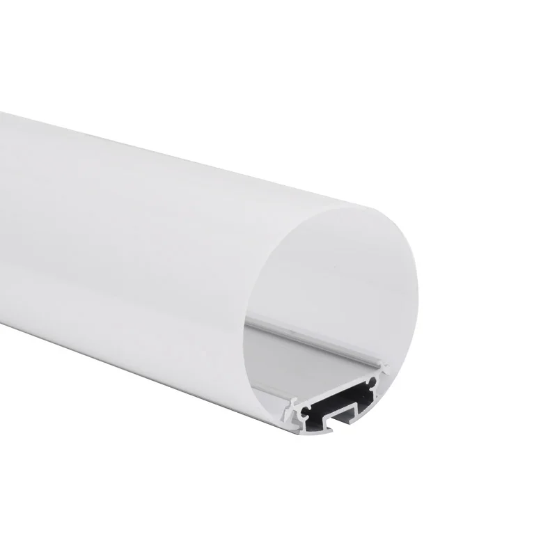 Free samples 30mm 60mm 120mm Diameter With PC Diffused Cover Led Strip Light Suspended Round Aluminum LED Profile
