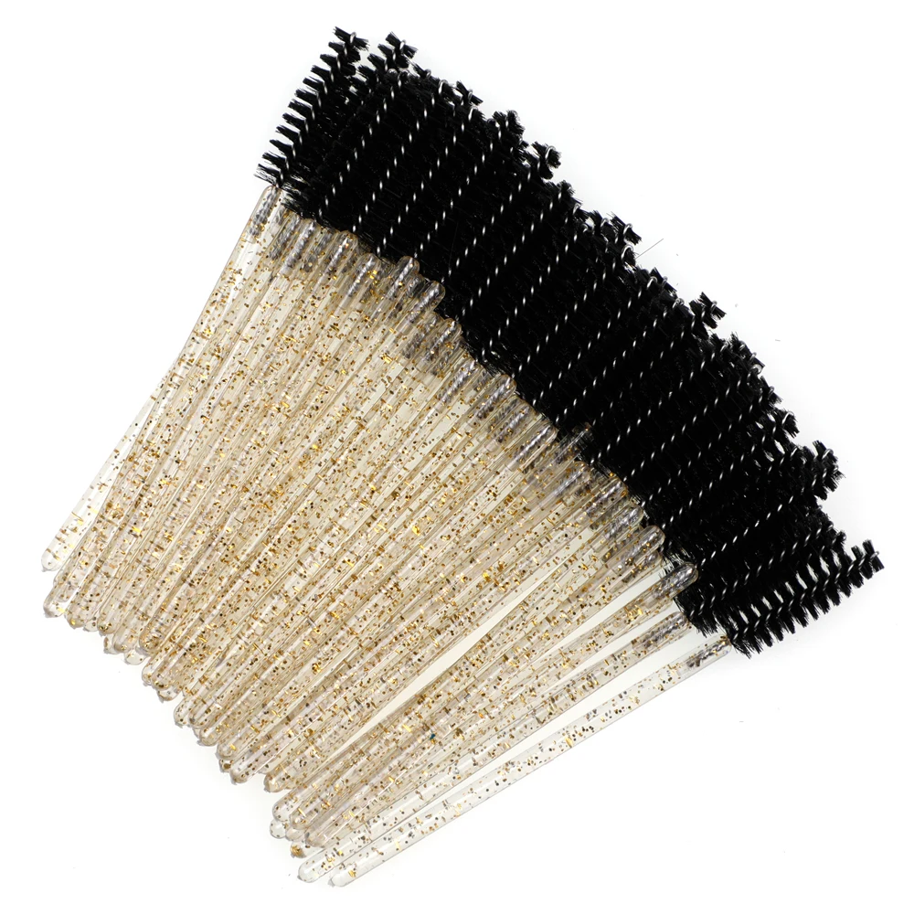 
Handle Quality Professional Makeup Brush Set Custom Brow Sets Crystal Mascara Wand 