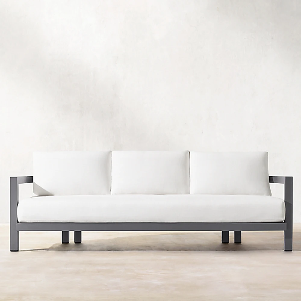 Luxury Outdoor Furniture All Weather Living Room Aluminum Sectionals Sofa Garden Set Hotel Patio