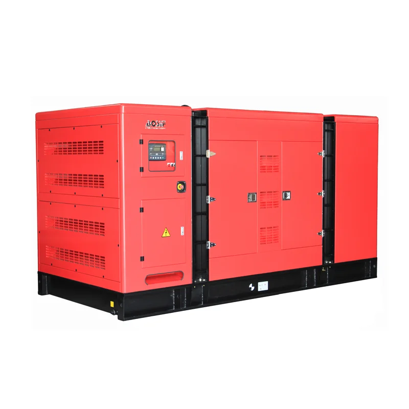 150kva ricardo dynamo with super quiet generator muffler  3 phase diesel generators for sale