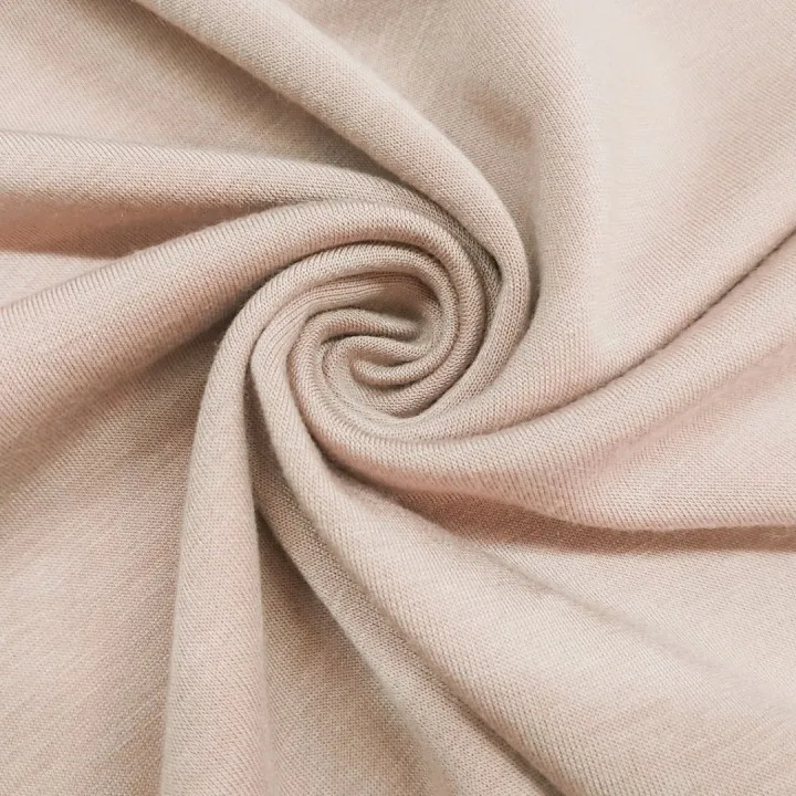 
Eco Recycle Modal Polyester Spandex Interlock Double Knit Fabric Men For Pants 