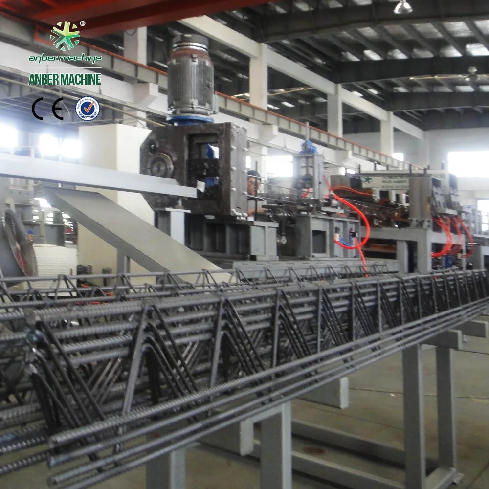 
3D double step lattice truss girder welding machine 