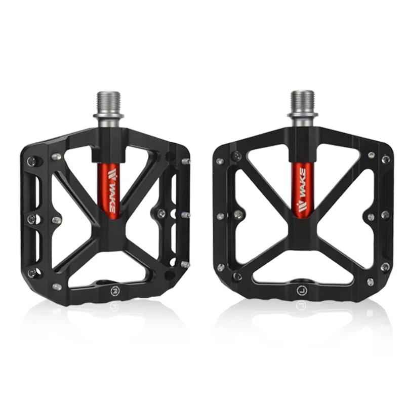 WAKE Cycling Lightweight Pedal Sealed Bearing Aluminum CNC  Pedal DH Mountain  Bike bicycle Flat Pedal