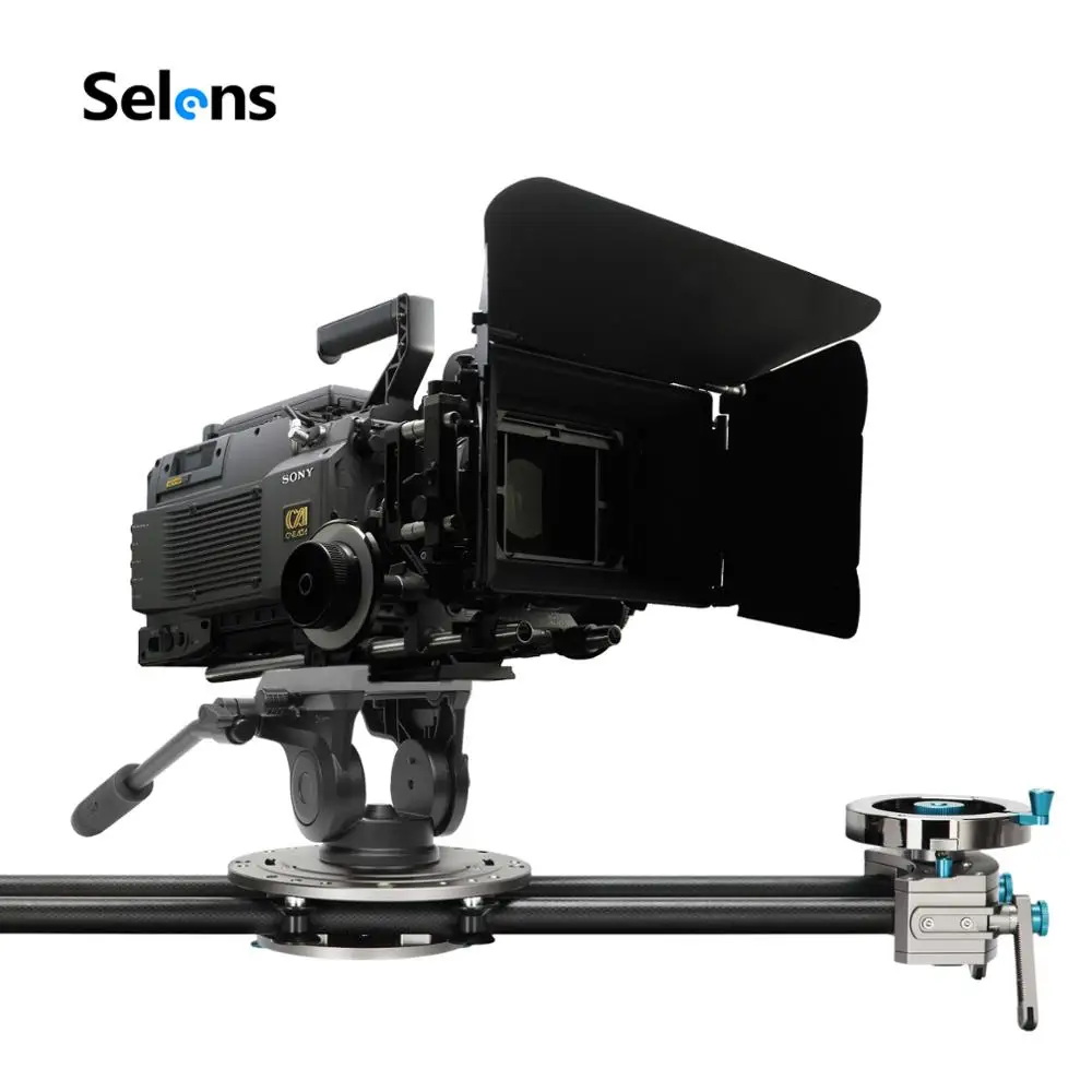 Selens VH-500 Panoramic Fluid Hydraulic Damping Tripod Head Video Ball head with handle For camera