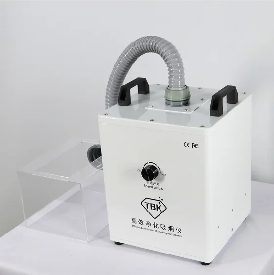TBK Fume Extractor Soldering Smoke Cleaner Smoking absorber Instrument High filtering laser machine Air Dust Cleaner