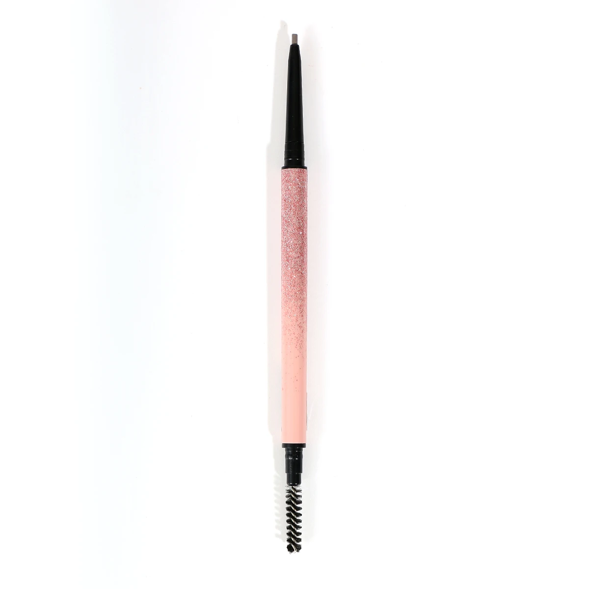 private label fine tip eyebrow pencil with brush makeup cosmetic dark brown 4-in-1 durable eyebrow pencil
