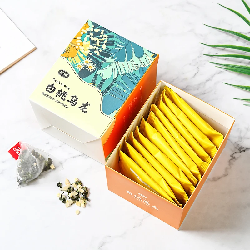 High Quality Peach Oolong Tea bag package for beauty Flavor tea