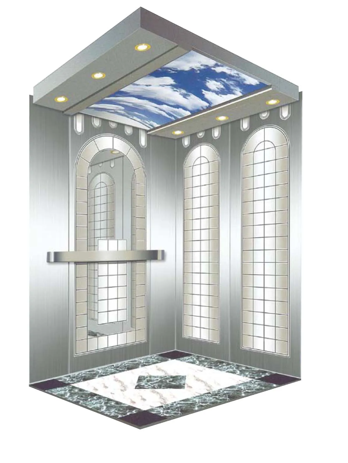 Hot Sale Small/large Size Mall Passenger Lift For Commercial Building