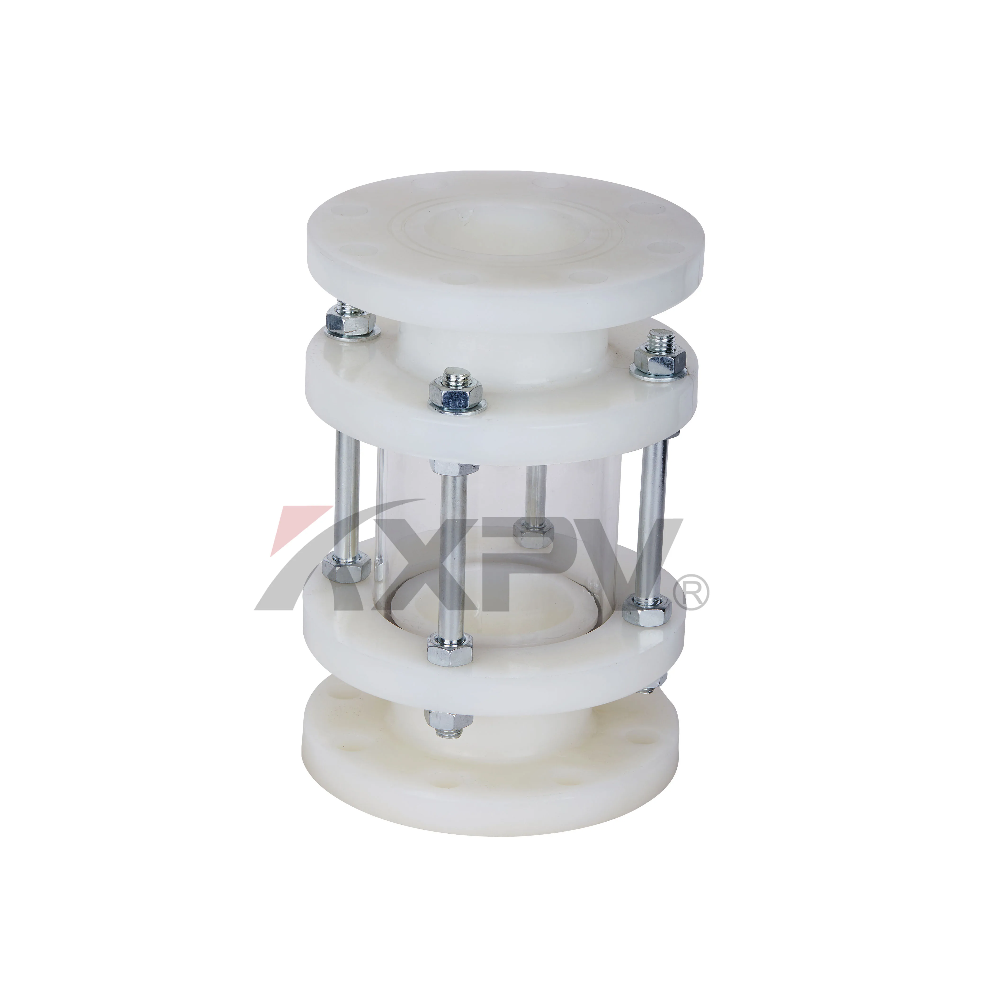 China high quality plastic Temperature Heat resistant pvdf Screw Type Liquid Level Sight Glass Indicator 1-10'1-10in ANSI/ASTM